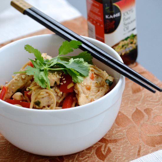 Asian Chicken Noodle Salad