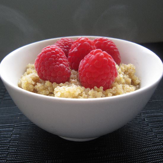 Raspberry Quinoa Porridge