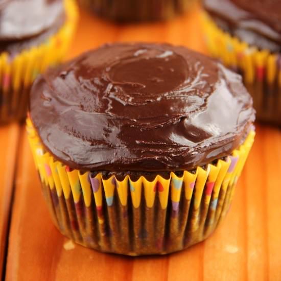 Skinny Dark Chocolate Cupcakes