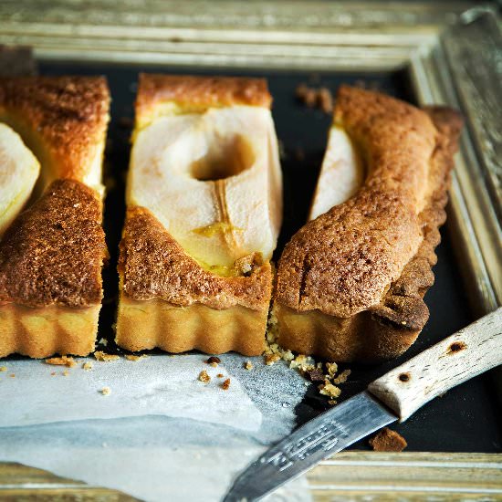 Rustic Pear Frangipane Tart