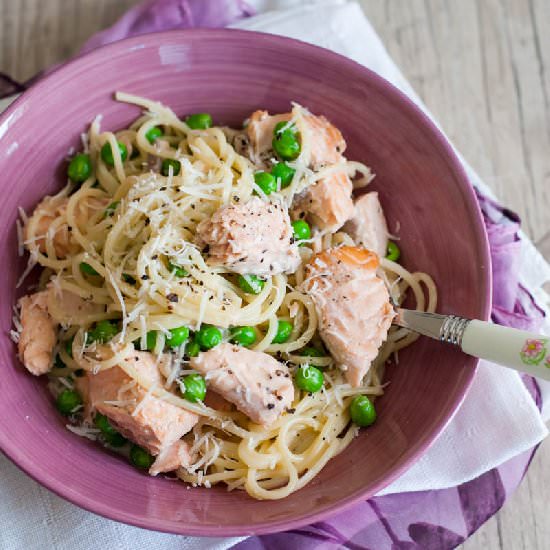 Fresh Salmon Carbonara