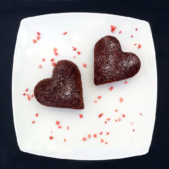 Double Chocolate Hearts [Vegan]