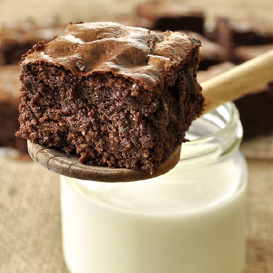 Skinny Greek Yogurt Brownies