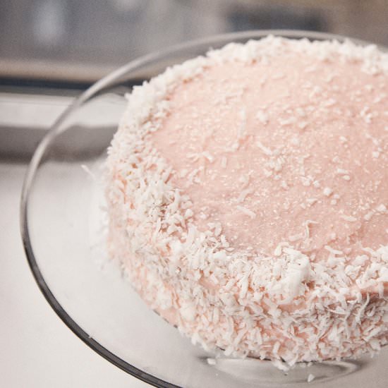 Vanilla Cake Rose Water Buttercream