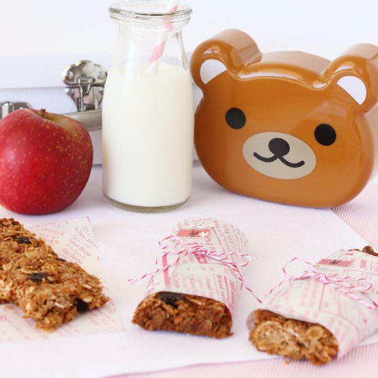 Chewy Honey Coconut Granola Bars