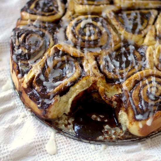 Chocolate Cinnamon Rolls