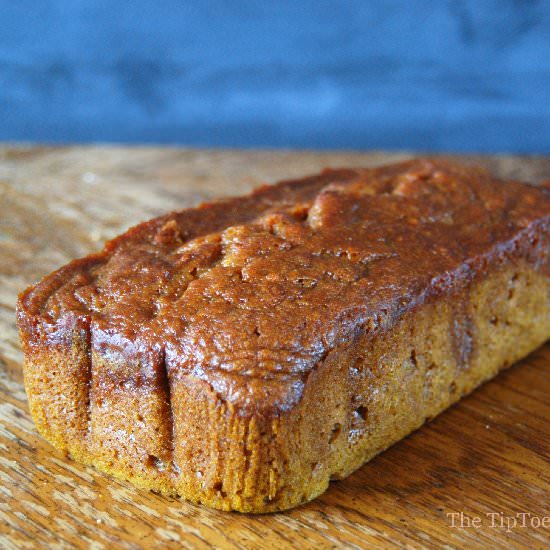 Salted Caramel Sauce Pumpkin Bread