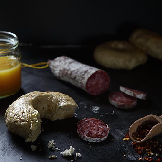 Homemade Wholemeal Breakfast Bagels
