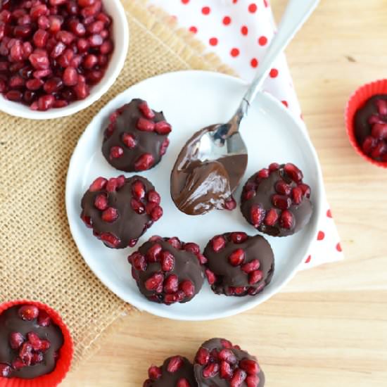 Vegan Pomegranate Clusters