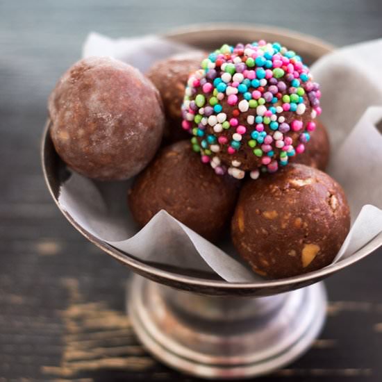 No-Bake Nutella Peanut Butter Bites