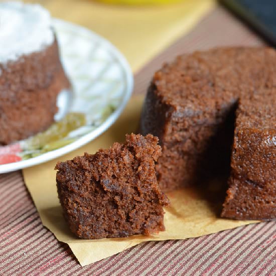 Eggless Microwave Chocolate Cake