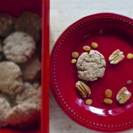 Toasted Pecan Spice Cookies