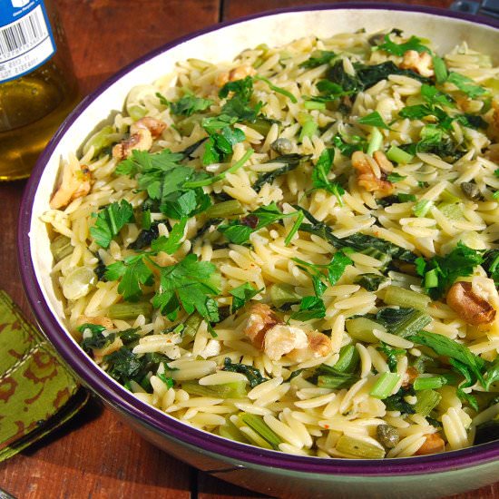 Pasta with Greens and Beans