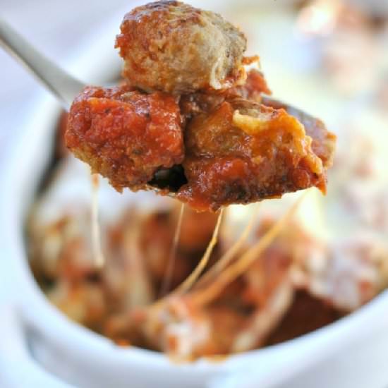 Meatball Parmesan Casserole