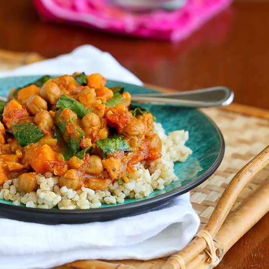 Slow Cooker Vegetarian Curry