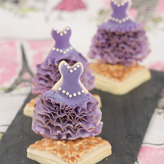 Oscar Inspired Fashion Sugar Cookie