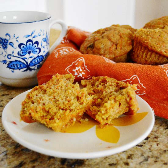 Spiced Carrot Muffins