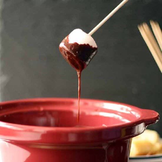 Slow Cooker Chocolate Fondue