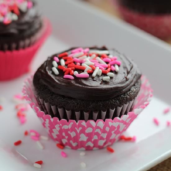 The BEST Chocolate Cupcakes