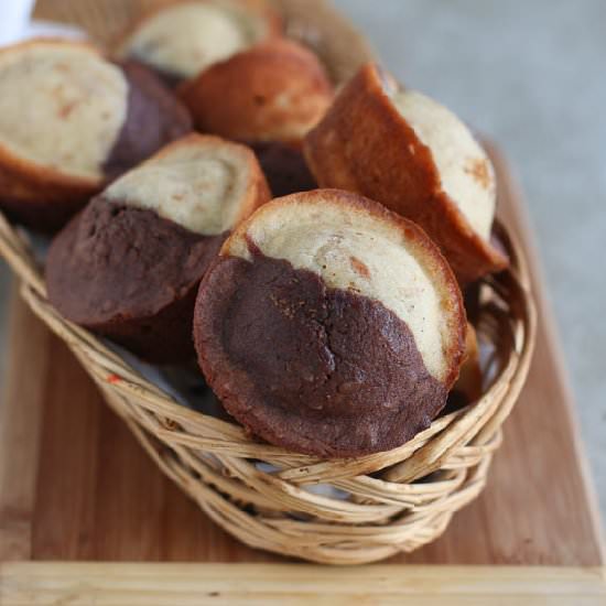 Banana Chocolate Coconut Muffin