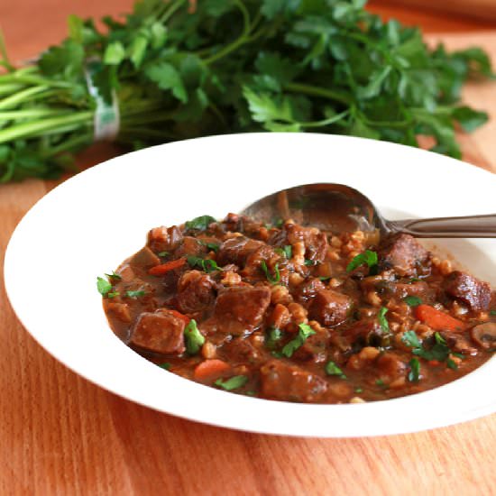 Hearty Beef and Barley Stew