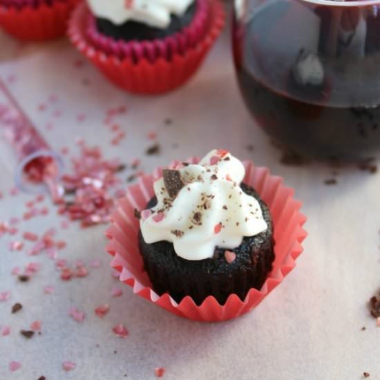 Grown Up Red Velvet Cupcakes