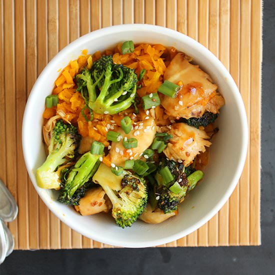 Teriyaki Butternut Squash Rice