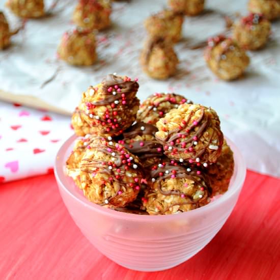 Peanut Butter Honey Granola Bites
