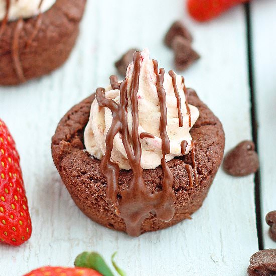Chocolate Covered Strawberry Tarts