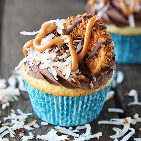 Samoas Cupcakes