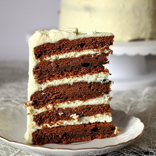 Chocolate Mint Layer Cake