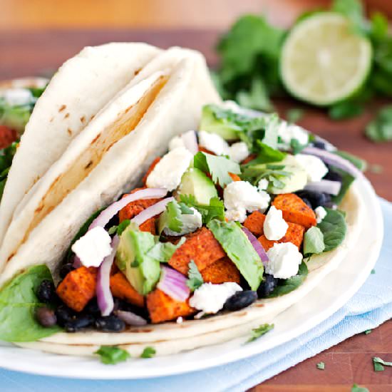 Roasted Sweet Potato Tacos