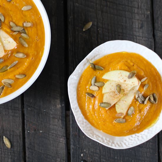 Creamy Butternut Squash Apple Soup