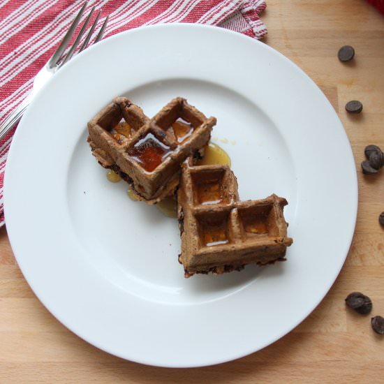 Valentine’s Chocolate Waffles