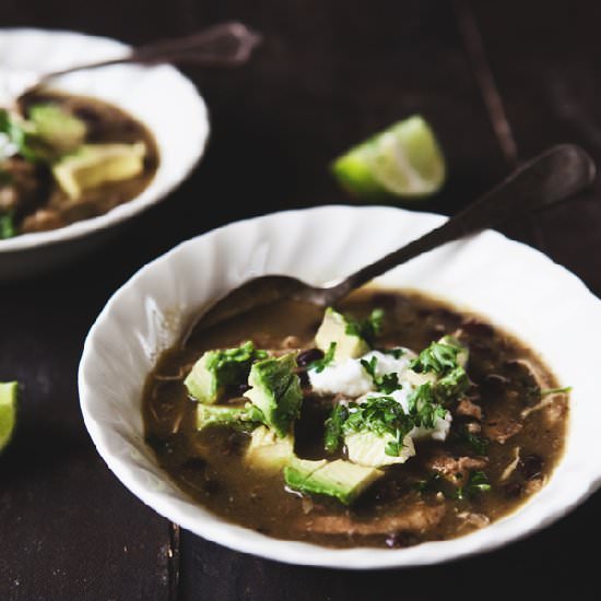 Chicken Chile Verde Soup