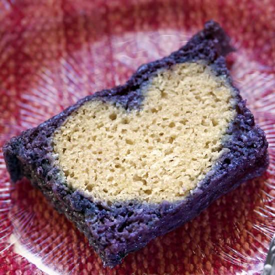 Hidden Heart Blueberry Cake