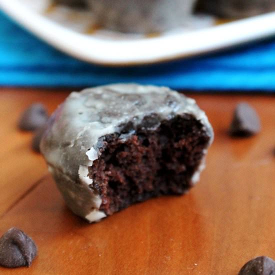 Dozen Glazed Chocolate Donut Holes