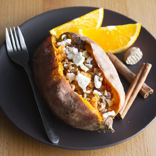 Roasted Sweet Potato with Citrus