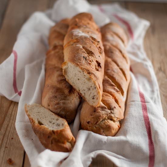 Baguette with Goat Cheese