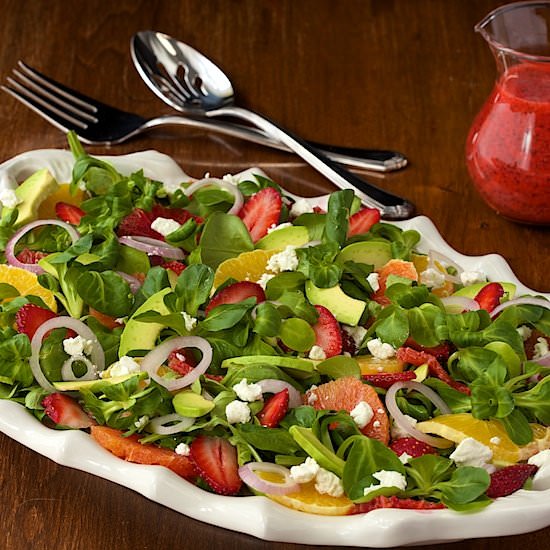 Citrus, Strawberry & Avocado Salad