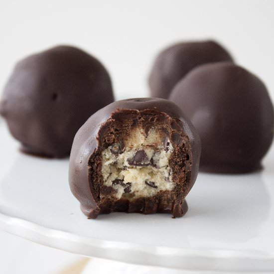 Cookie Dough Brownie Bombs