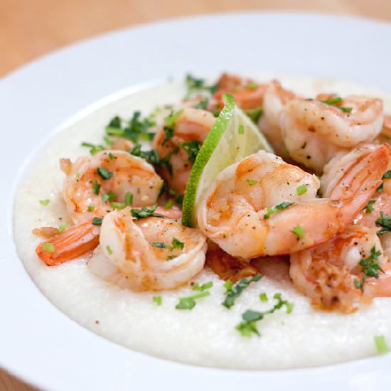 Chile Lime Shrimp and Grits