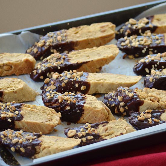 Peanut Butter Biscotti