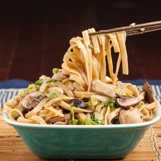 chicken lo mein vegetables