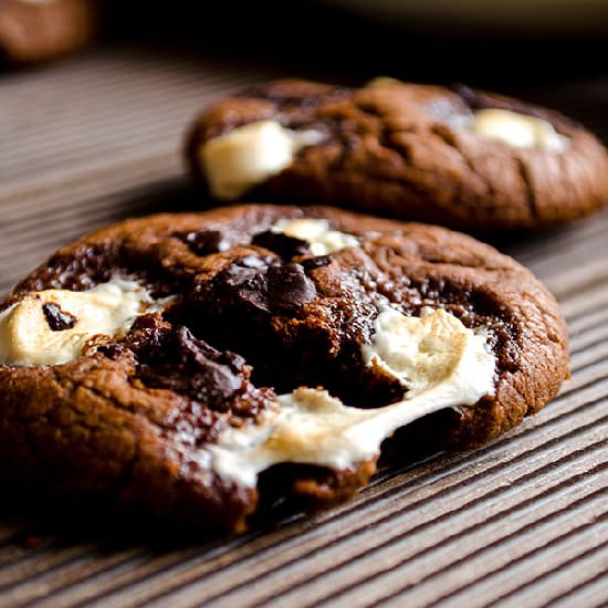 Marshmallow Chocolate Cookies