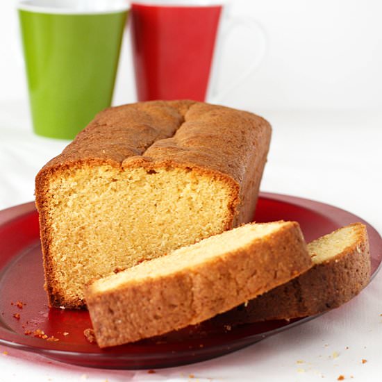 Butterscotch pound cake