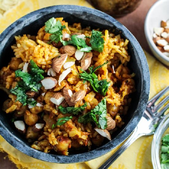 Chickpea Pulao