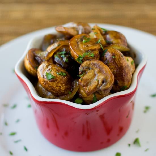 Balsamic Mushrooms and Onions