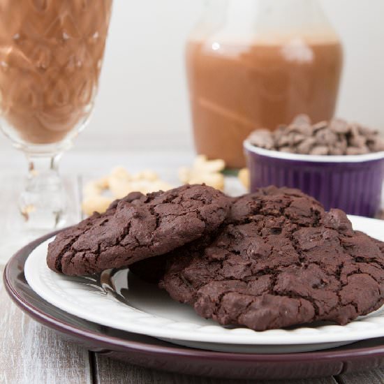 Flourless Fudge Cookies