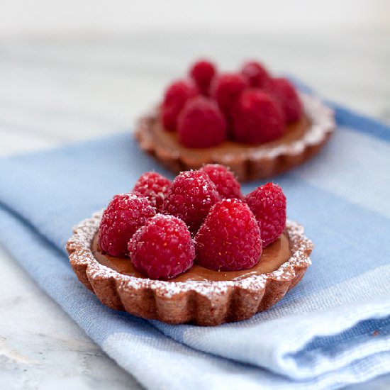 Chocolate Raspberry Tartlets